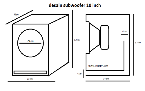 Ukuran dan Skema Box Subwoofer Speaker
