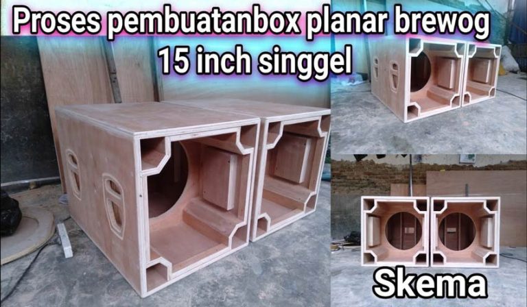 Skema Box Speaker Planar Brewog 15 Inch