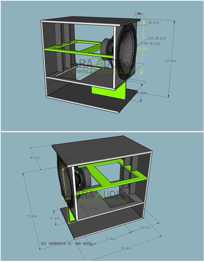 Skema Box Speaker Planar Reflex15 Inch