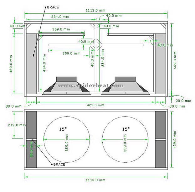 diagram skema speaker 15 inci