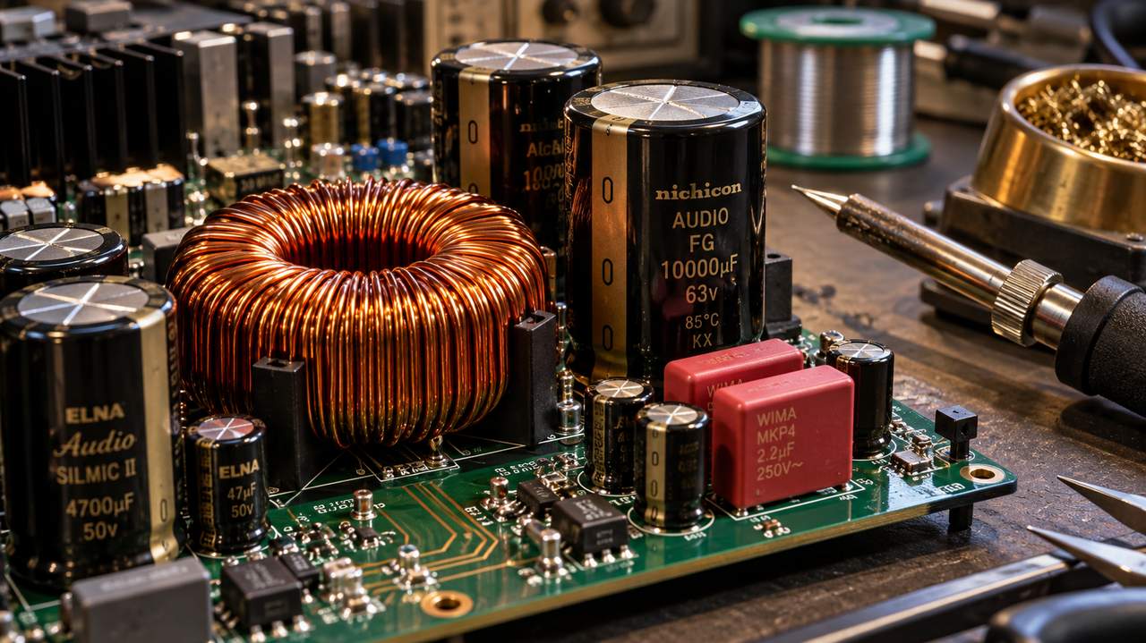 Cara Merakit Filter Low Pass Subwoofer Pasif Menggunakan Induktor dan Kapasitor