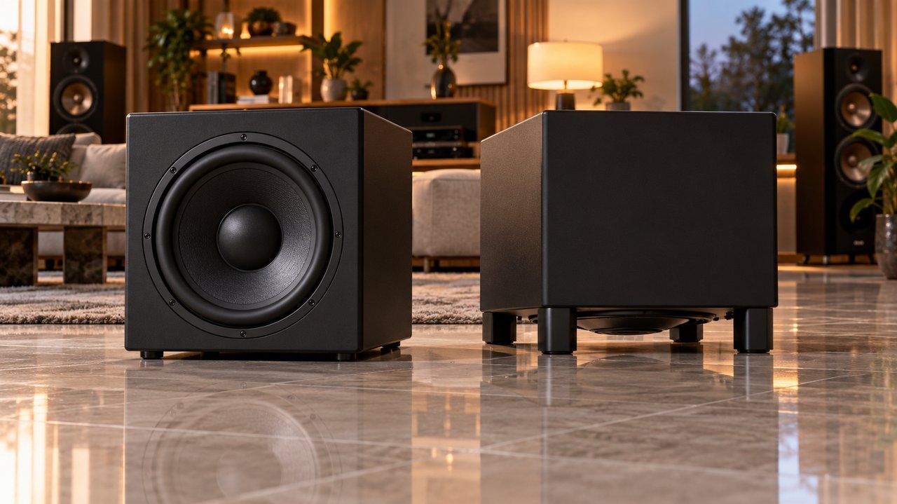 Perbedaan Karakter Subwoofer Front Firing vs Down Firing untuk Lantai Keramik